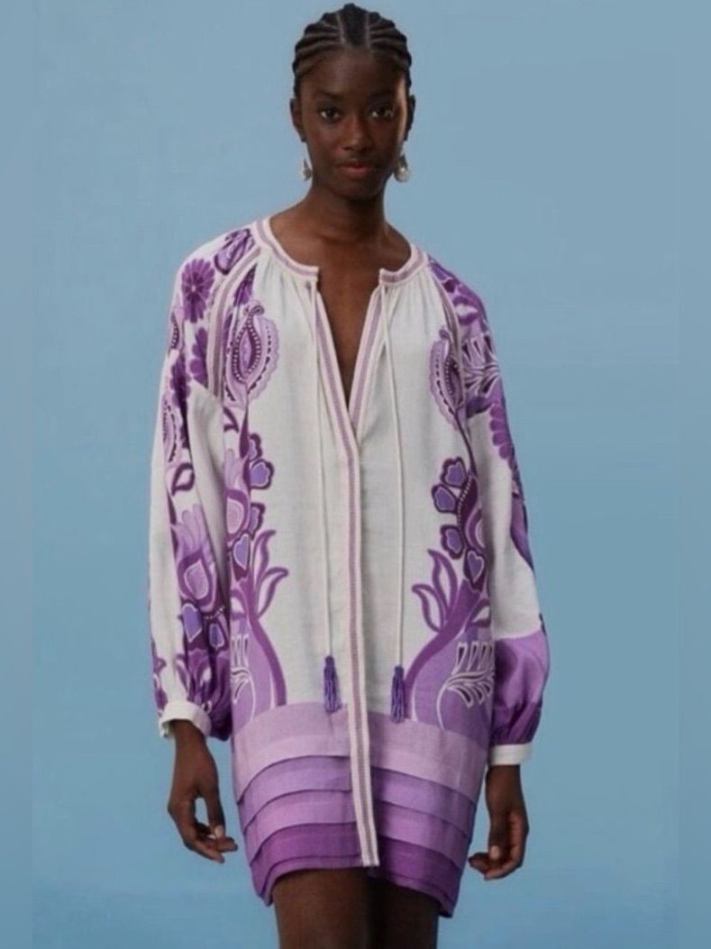 Farm Rio Color Festival Mini Dress Cover Up